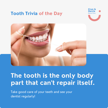 Blue Pink Trivia Clean Informative Health & Hygiene Dentist Instagram Post